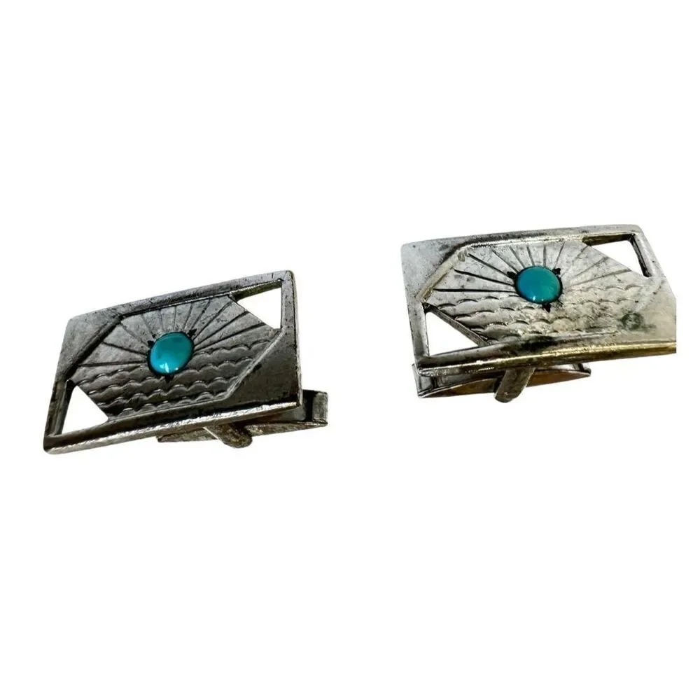 Rabbit vintage southwestern cuff links